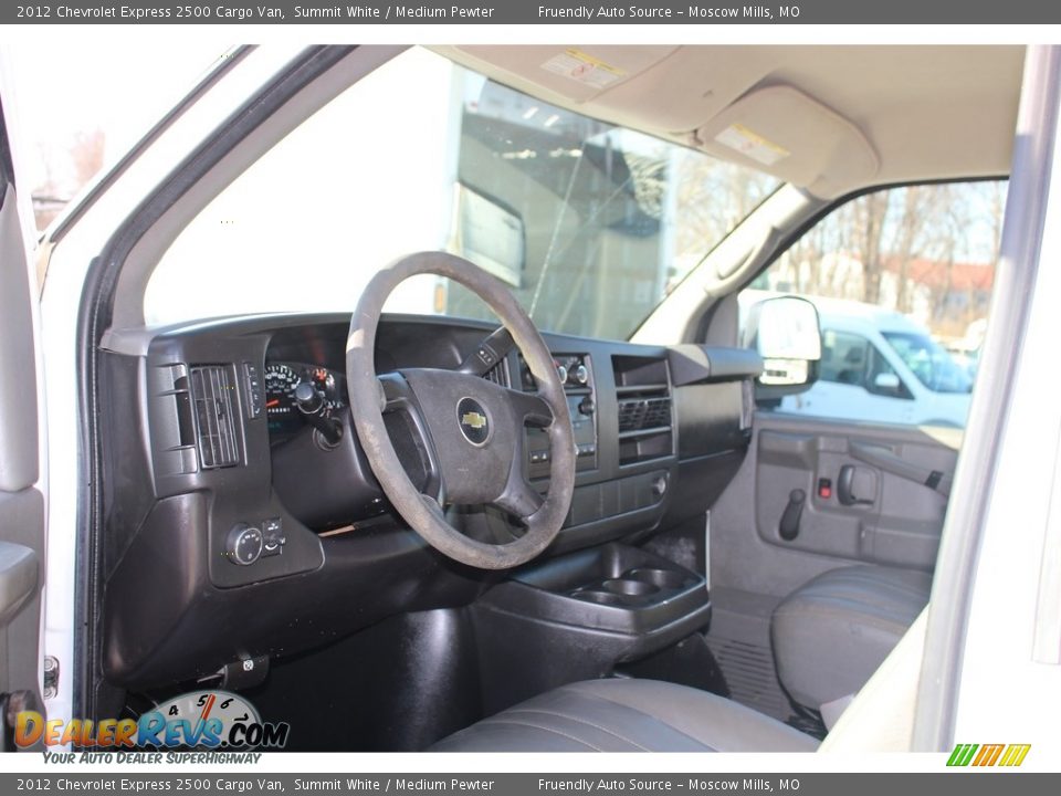 2012 Chevrolet Express 2500 Cargo Van Summit White / Medium Pewter Photo #13