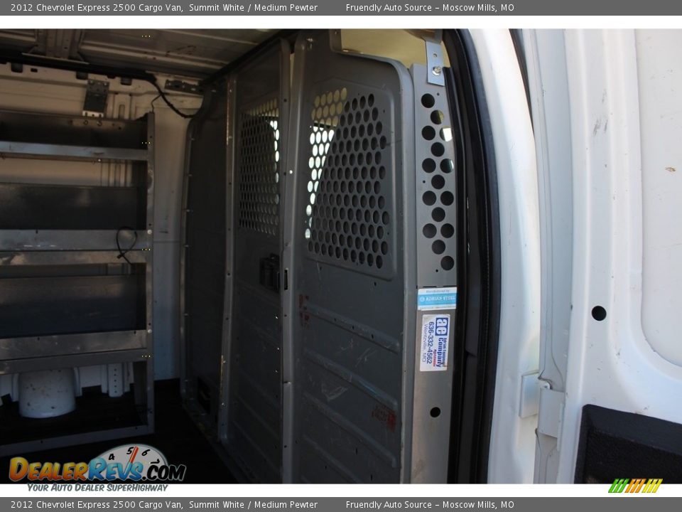 2012 Chevrolet Express 2500 Cargo Van Summit White / Medium Pewter Photo #19