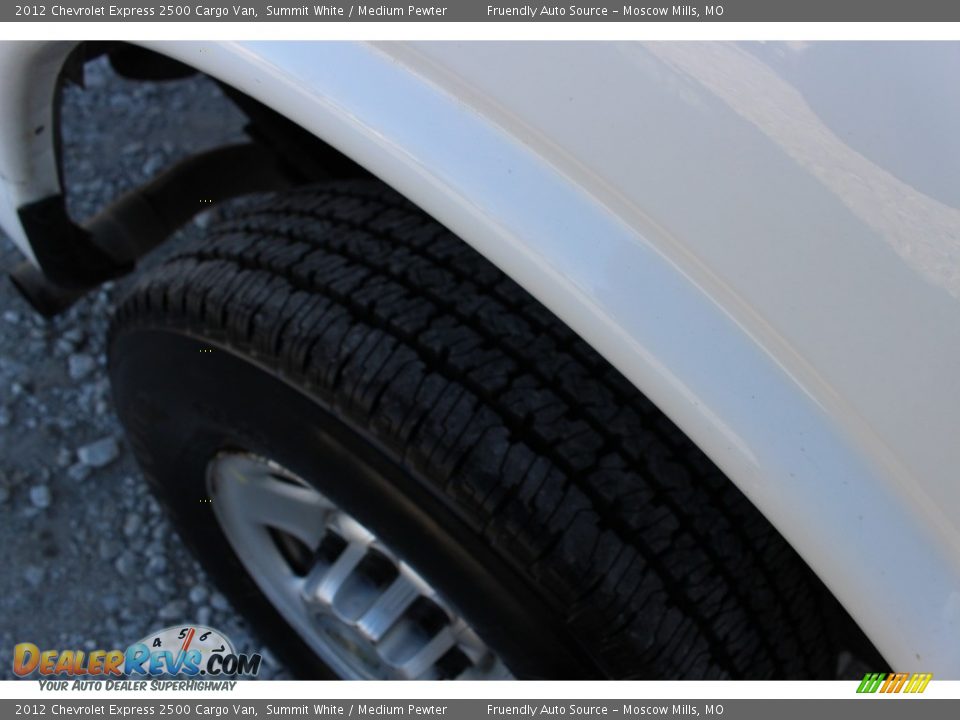 2012 Chevrolet Express 2500 Cargo Van Summit White / Medium Pewter Photo #21