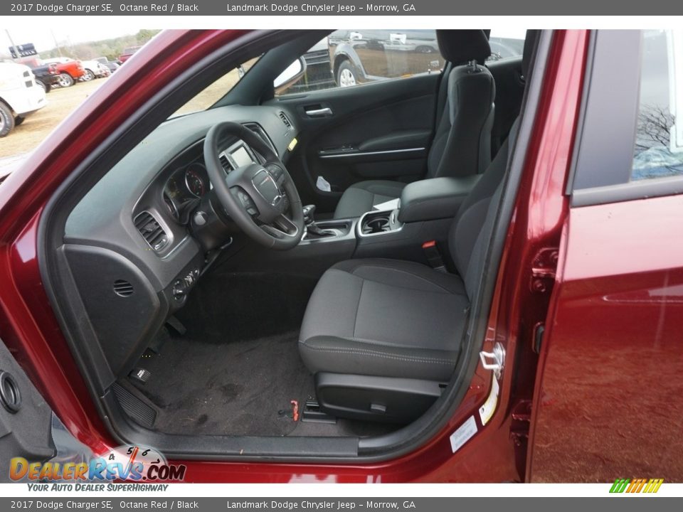 Black Interior - 2017 Dodge Charger SE Photo #4