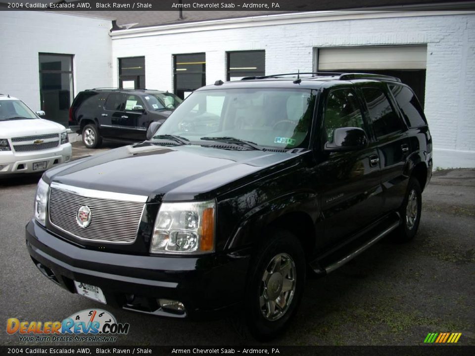 2004 Cadillac Escalade AWD Black Raven / Shale Photo #1