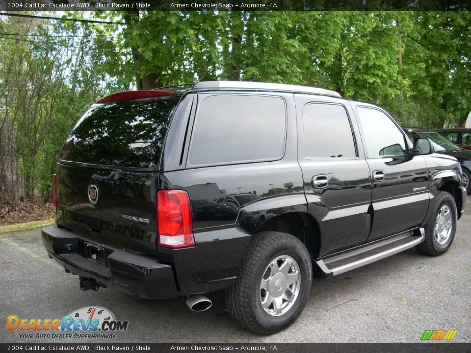 2004 Cadillac Escalade AWD Black Raven / Shale Photo #6