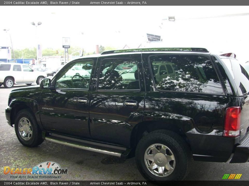 2004 Cadillac Escalade AWD Black Raven / Shale Photo #9