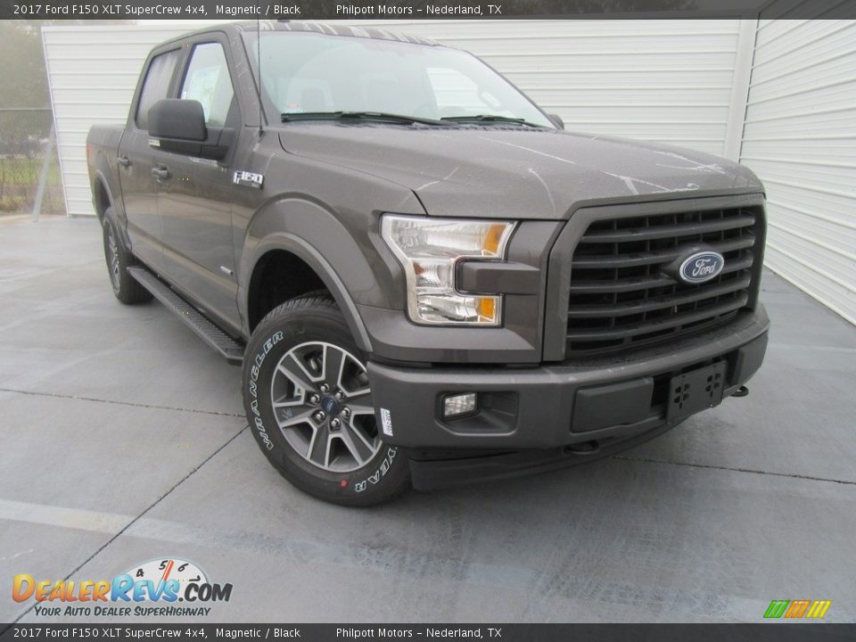 2017 Ford F150 XLT SuperCrew 4x4 Magnetic / Black Photo #1