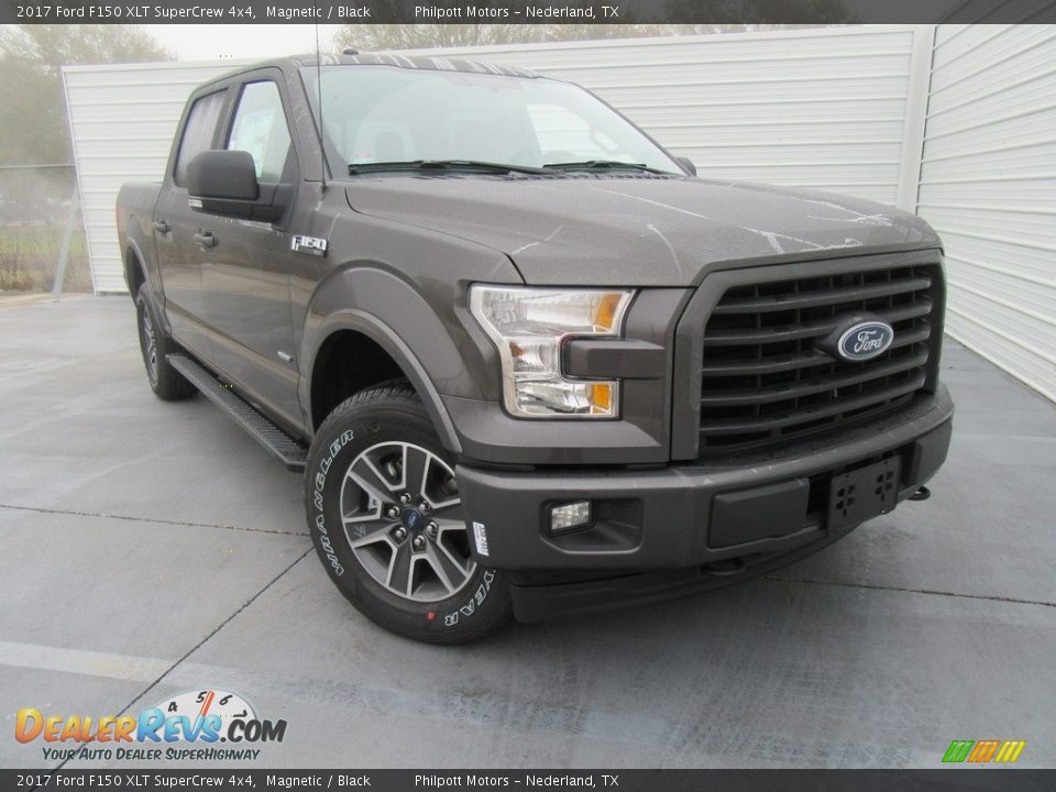 2017 Ford F150 XLT SuperCrew 4x4 Magnetic / Black Photo #2