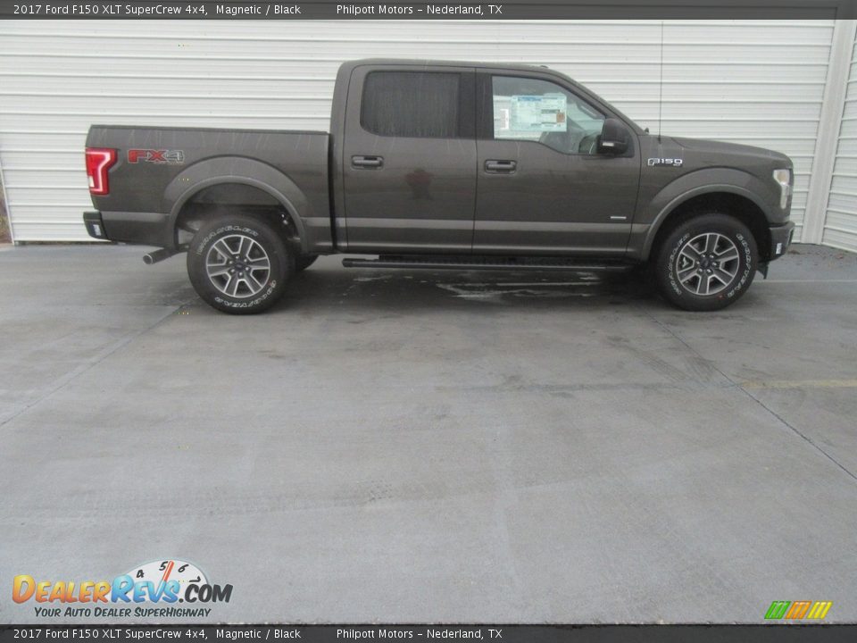 2017 Ford F150 XLT SuperCrew 4x4 Magnetic / Black Photo #3