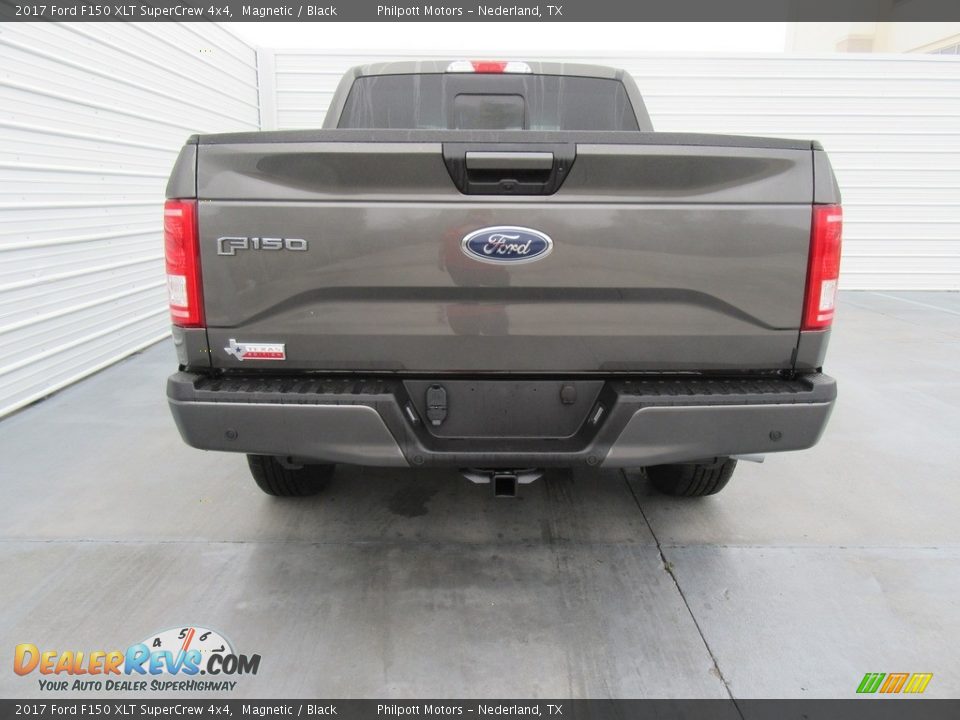 2017 Ford F150 XLT SuperCrew 4x4 Magnetic / Black Photo #5