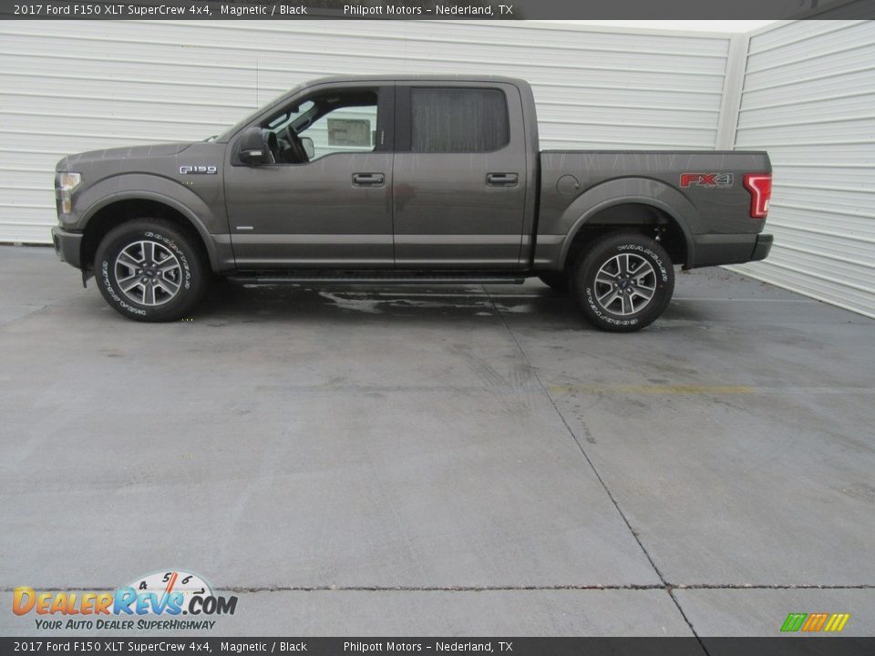 2017 Ford F150 XLT SuperCrew 4x4 Magnetic / Black Photo #6
