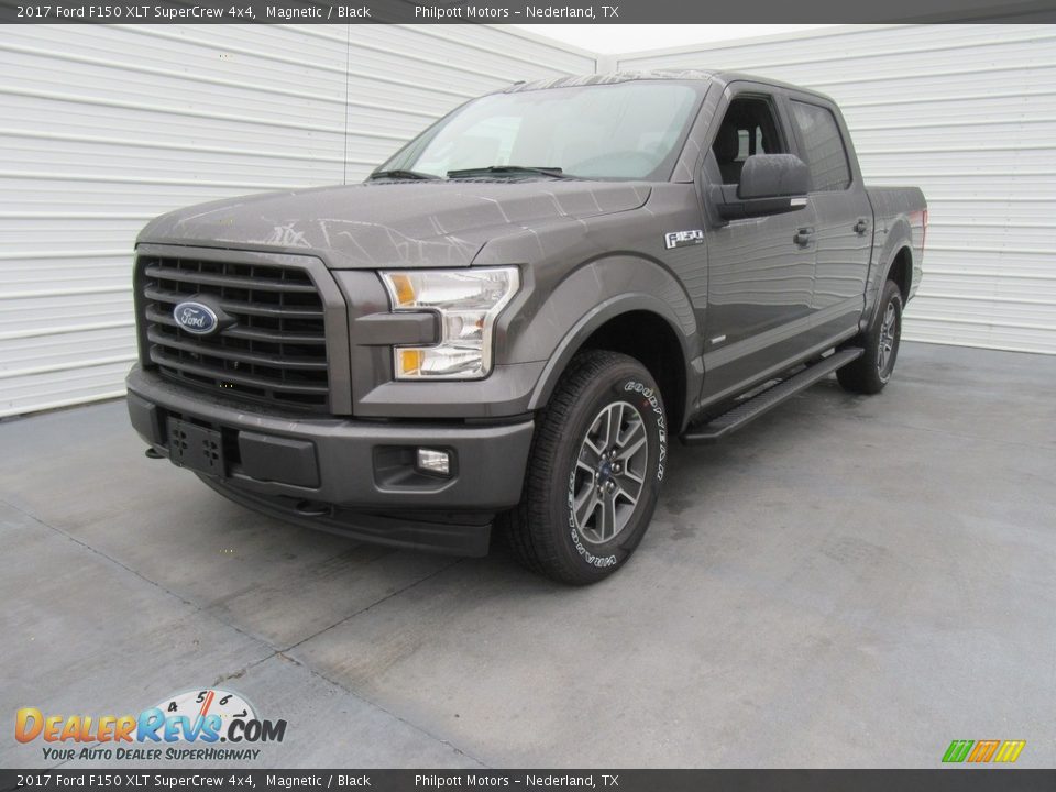 2017 Ford F150 XLT SuperCrew 4x4 Magnetic / Black Photo #7