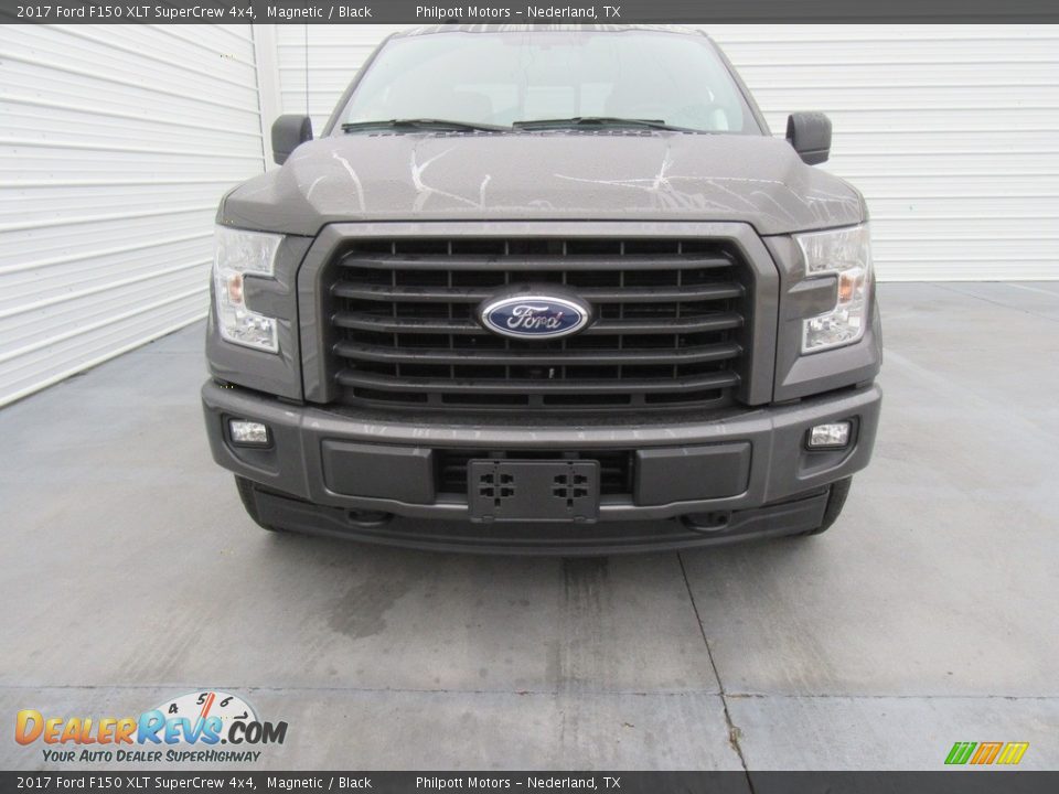 2017 Ford F150 XLT SuperCrew 4x4 Magnetic / Black Photo #8