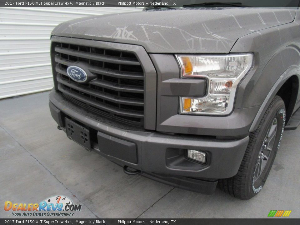 2017 Ford F150 XLT SuperCrew 4x4 Magnetic / Black Photo #10