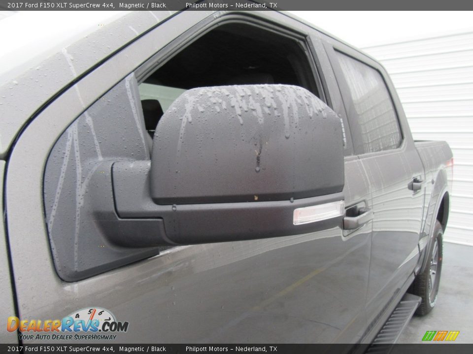 2017 Ford F150 XLT SuperCrew 4x4 Magnetic / Black Photo #13