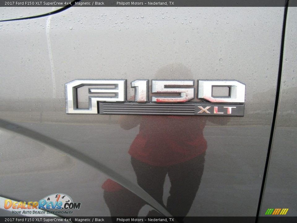 2017 Ford F150 XLT SuperCrew 4x4 Magnetic / Black Photo #14