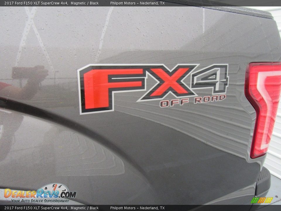 2017 Ford F150 XLT SuperCrew 4x4 Magnetic / Black Photo #16