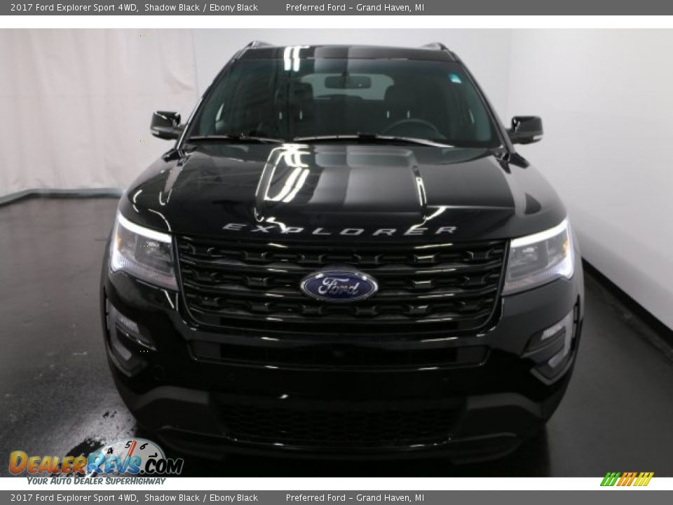 2017 Ford Explorer Sport 4WD Shadow Black / Ebony Black Photo #10