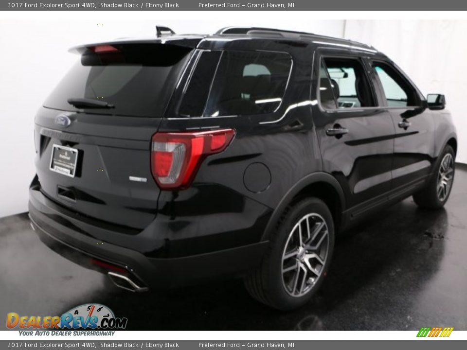 2017 Ford Explorer Sport 4WD Shadow Black / Ebony Black Photo #12