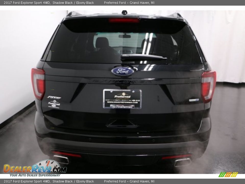 2017 Ford Explorer Sport 4WD Shadow Black / Ebony Black Photo #13