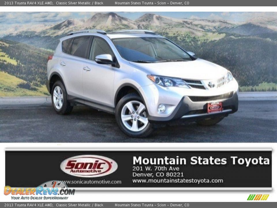 2013 Toyota RAV4 XLE AWD Classic Silver Metallic / Black Photo #1