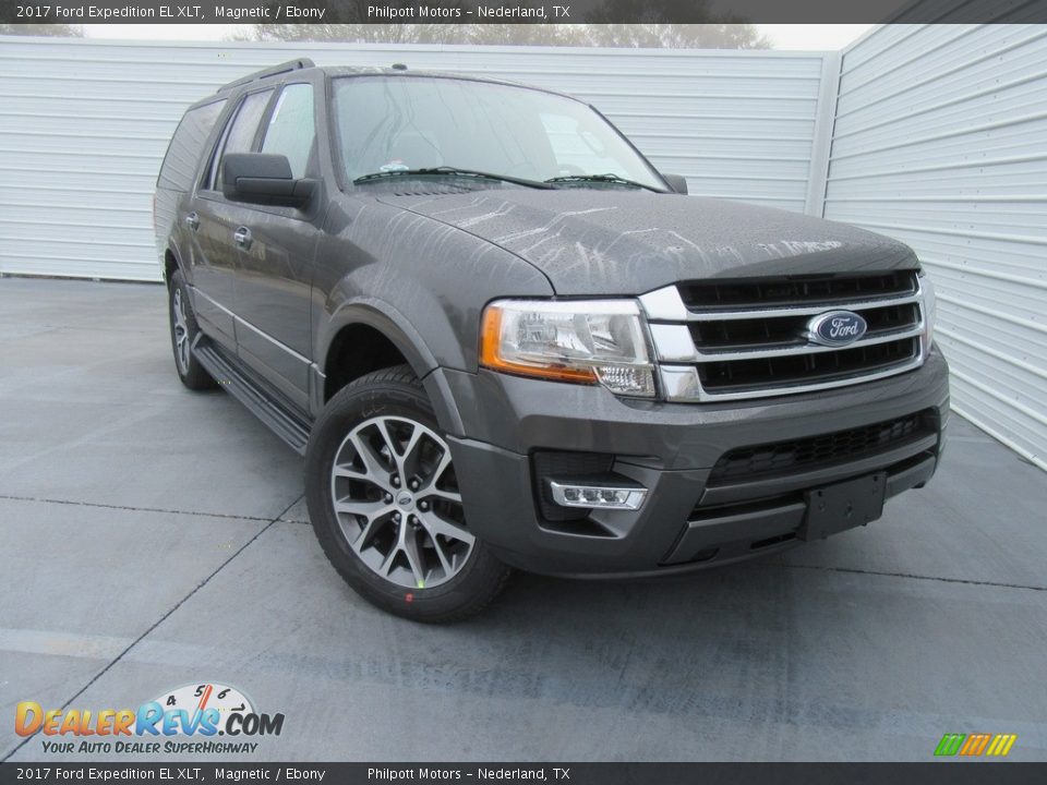 2017 Ford Expedition EL XLT Magnetic / Ebony Photo #2