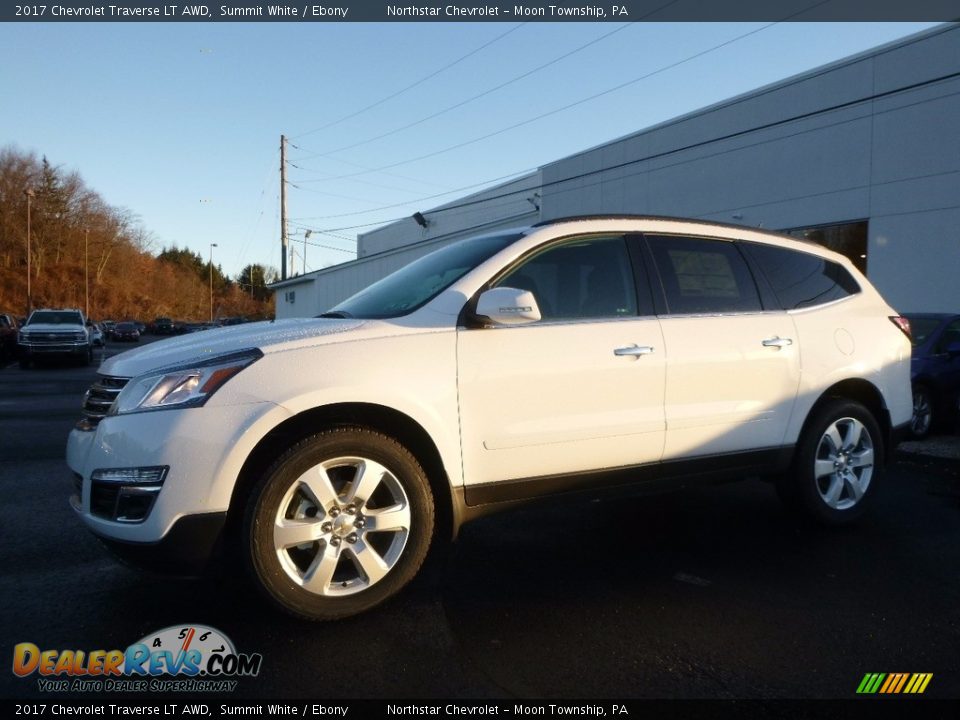2017 Chevrolet Traverse LT AWD Summit White / Ebony Photo #1
