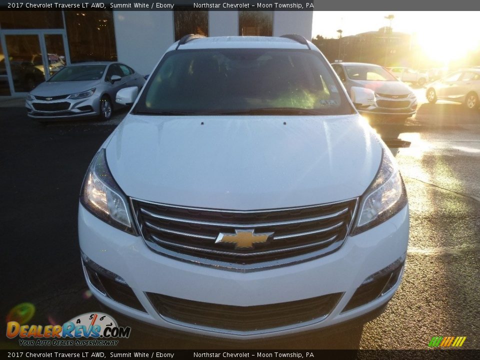 2017 Chevrolet Traverse LT AWD Summit White / Ebony Photo #2