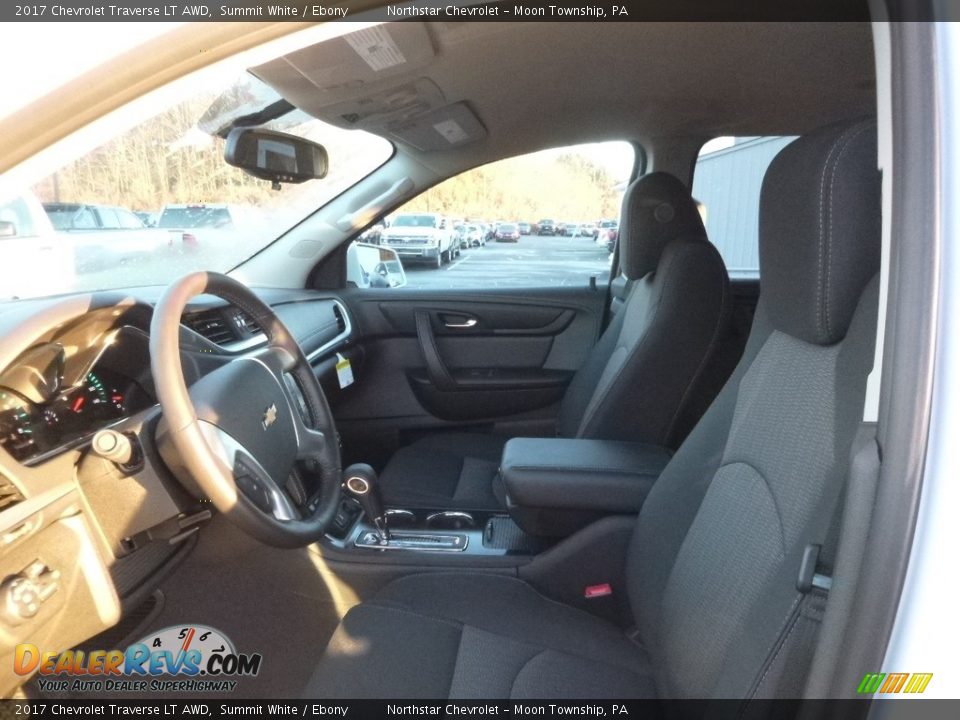 2017 Chevrolet Traverse LT AWD Summit White / Ebony Photo #10