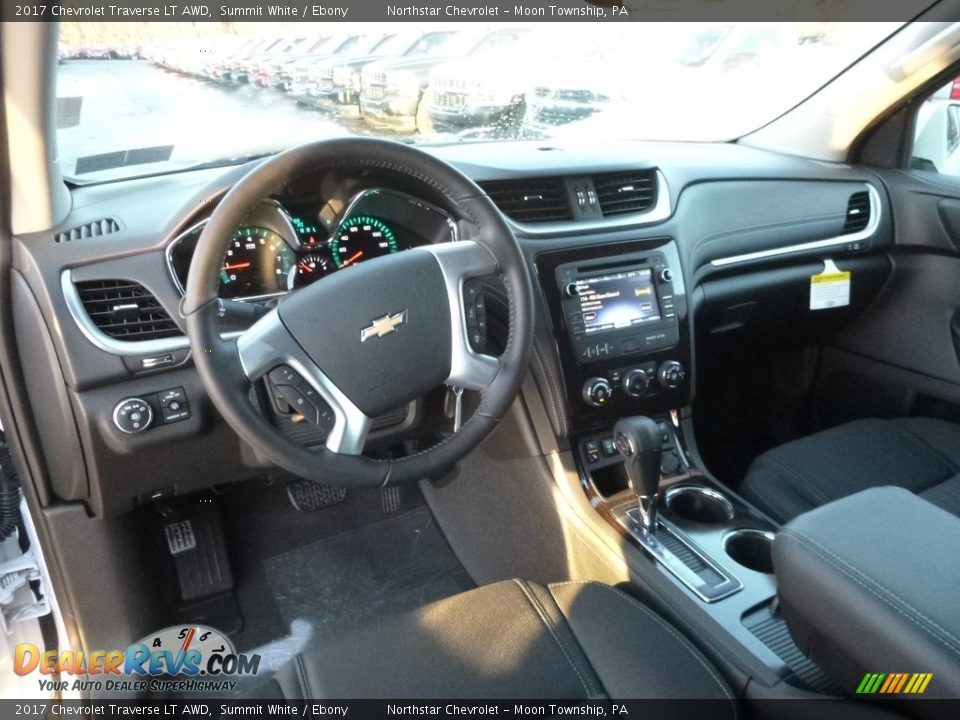 2017 Chevrolet Traverse LT AWD Summit White / Ebony Photo #13