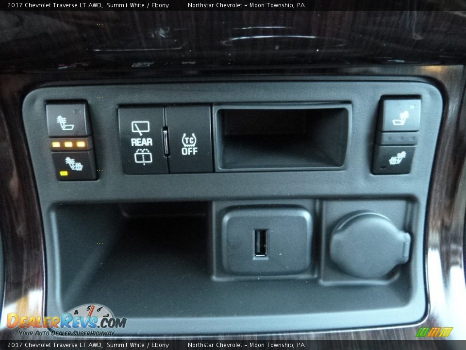 2017 Chevrolet Traverse LT AWD Summit White / Ebony Photo #19