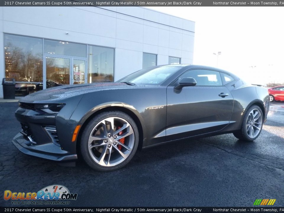 2017 Chevrolet Camaro SS Coupe 50th Anniversary Nightfall Gray Metallic / 50th Anniversary Jet Black/Dark Gray Photo #1