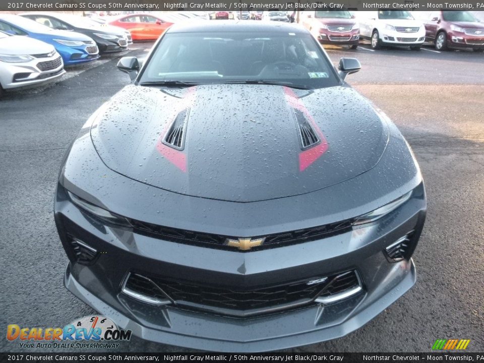 2017 Chevrolet Camaro SS Coupe 50th Anniversary Nightfall Gray Metallic / 50th Anniversary Jet Black/Dark Gray Photo #2
