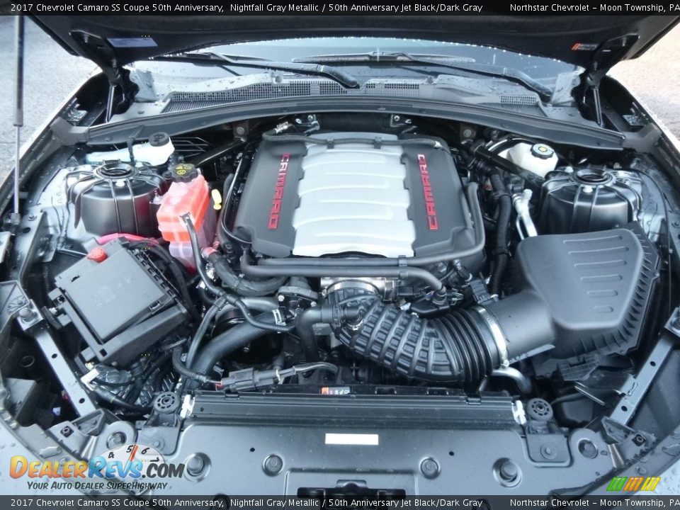 2017 Chevrolet Camaro SS Coupe 50th Anniversary Nightfall Gray Metallic / 50th Anniversary Jet Black/Dark Gray Photo #3