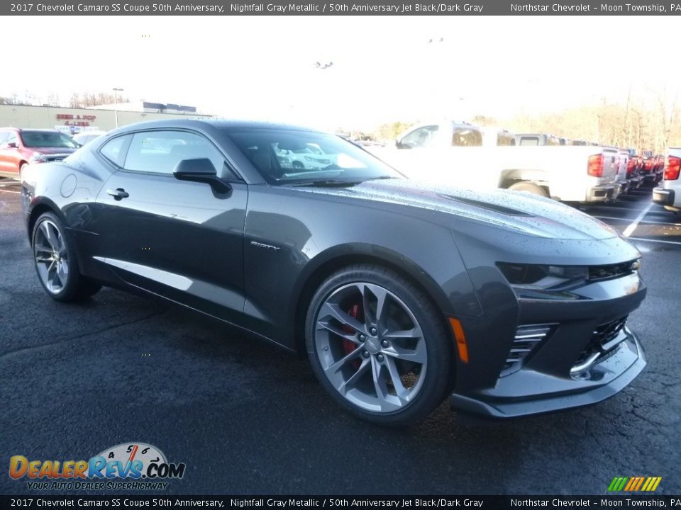 2017 Chevrolet Camaro SS Coupe 50th Anniversary Nightfall Gray Metallic / 50th Anniversary Jet Black/Dark Gray Photo #4