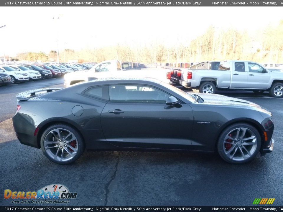 2017 Chevrolet Camaro SS Coupe 50th Anniversary Nightfall Gray Metallic / 50th Anniversary Jet Black/Dark Gray Photo #5
