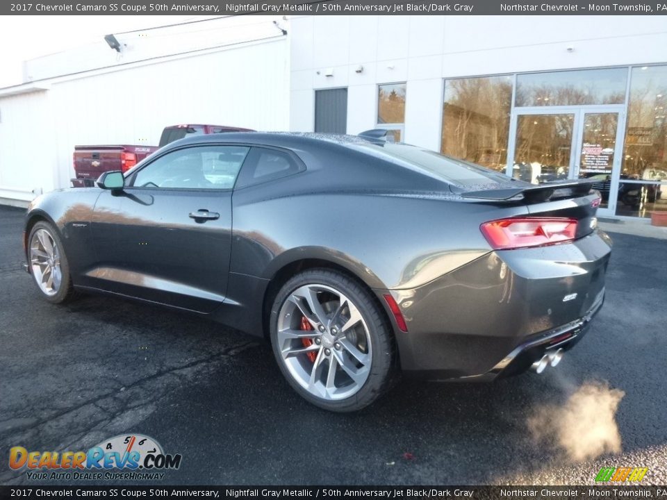 2017 Chevrolet Camaro SS Coupe 50th Anniversary Nightfall Gray Metallic / 50th Anniversary Jet Black/Dark Gray Photo #8