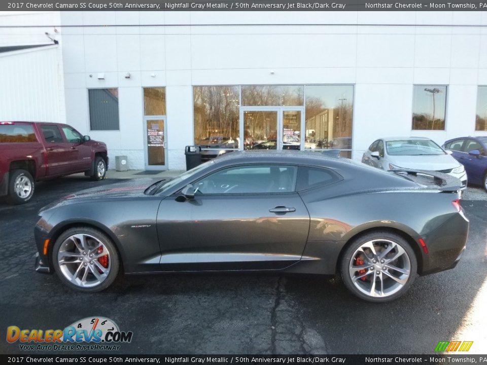 2017 Chevrolet Camaro SS Coupe 50th Anniversary Nightfall Gray Metallic / 50th Anniversary Jet Black/Dark Gray Photo #9