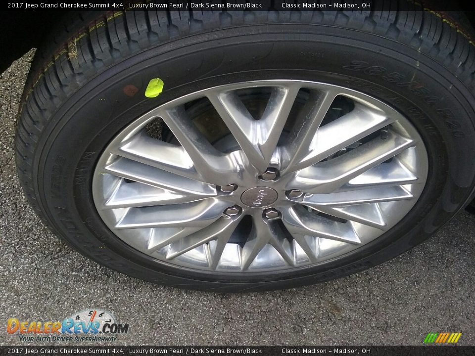 2017 Jeep Grand Cherokee Summit 4x4 Luxury Brown Pearl / Dark Sienna Brown/Black Photo #2