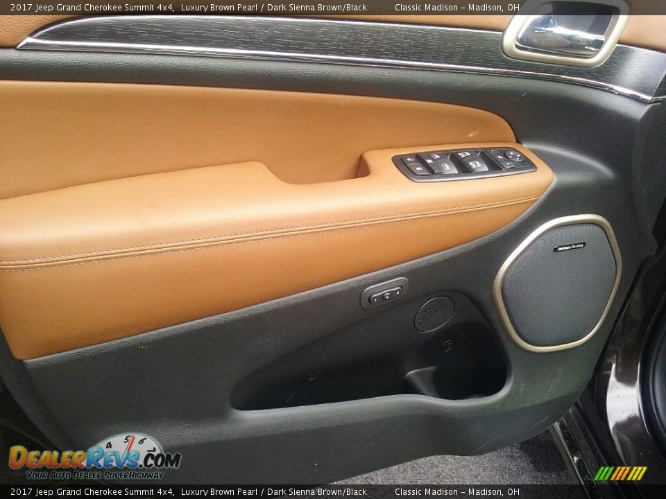 Door Panel of 2017 Jeep Grand Cherokee Summit 4x4 Photo #3