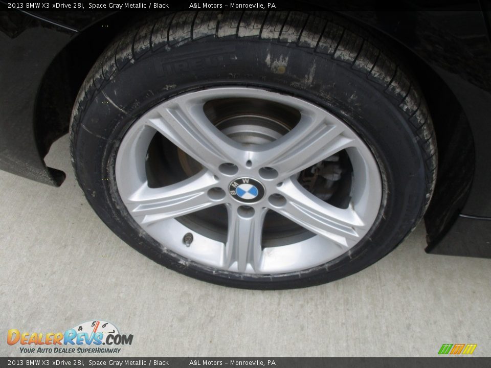 2013 BMW X3 xDrive 28i Space Gray Metallic / Black Photo #3