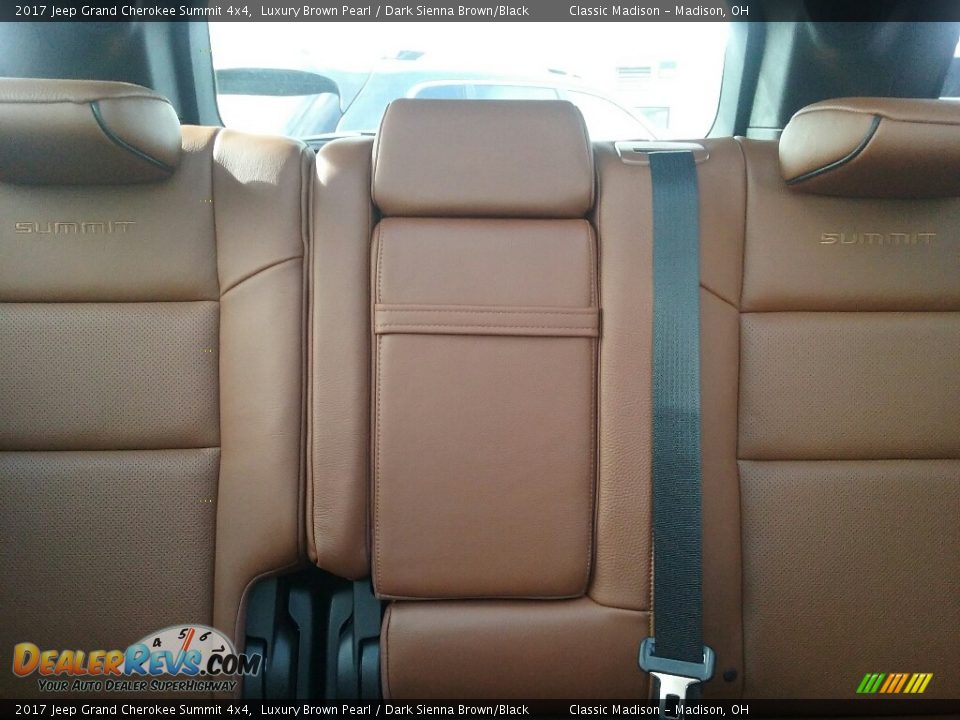 2017 Jeep Grand Cherokee Summit 4x4 Luxury Brown Pearl / Dark Sienna Brown/Black Photo #10