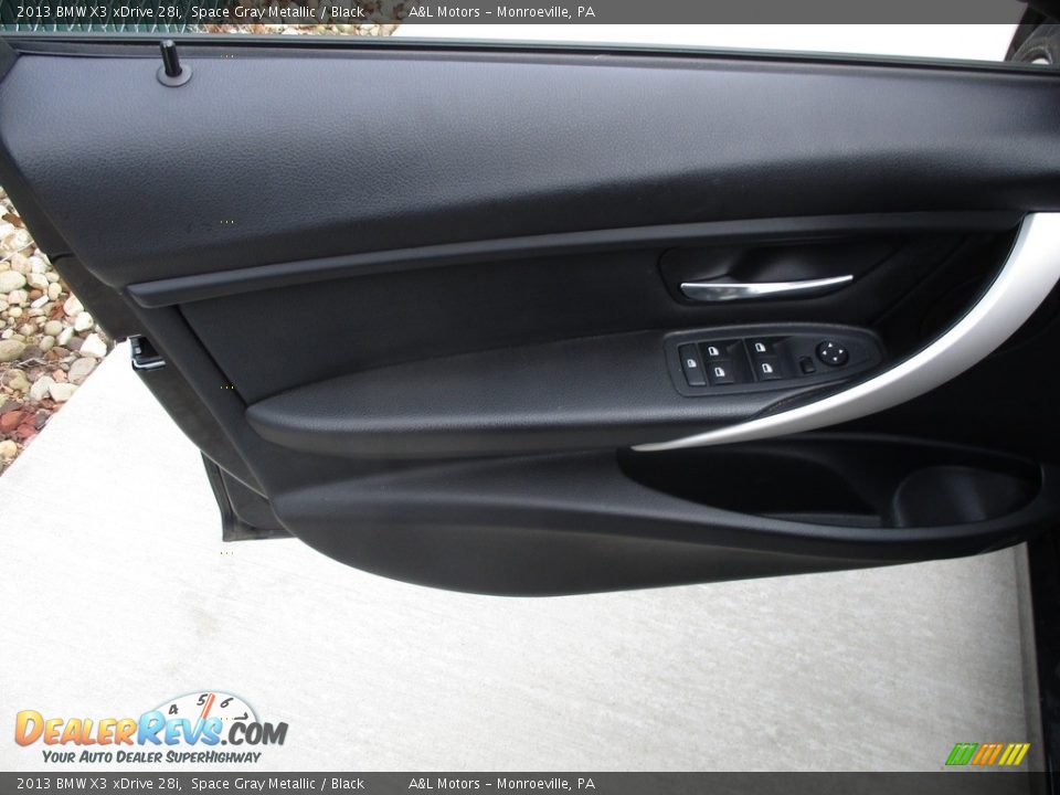 2013 BMW X3 xDrive 28i Space Gray Metallic / Black Photo #10