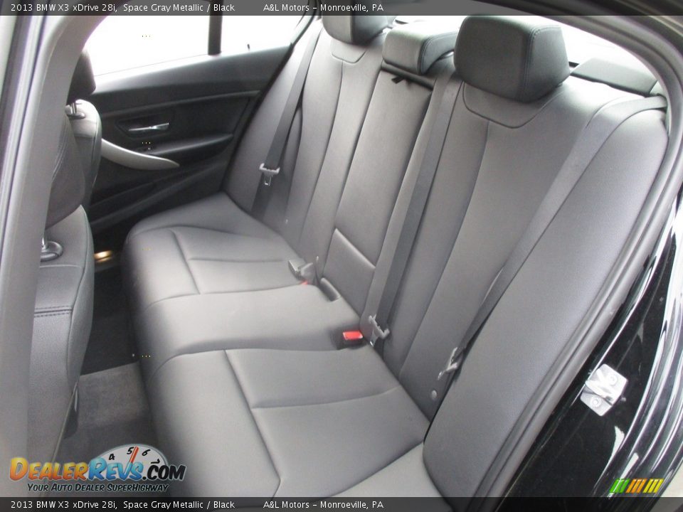 2013 BMW X3 xDrive 28i Space Gray Metallic / Black Photo #14