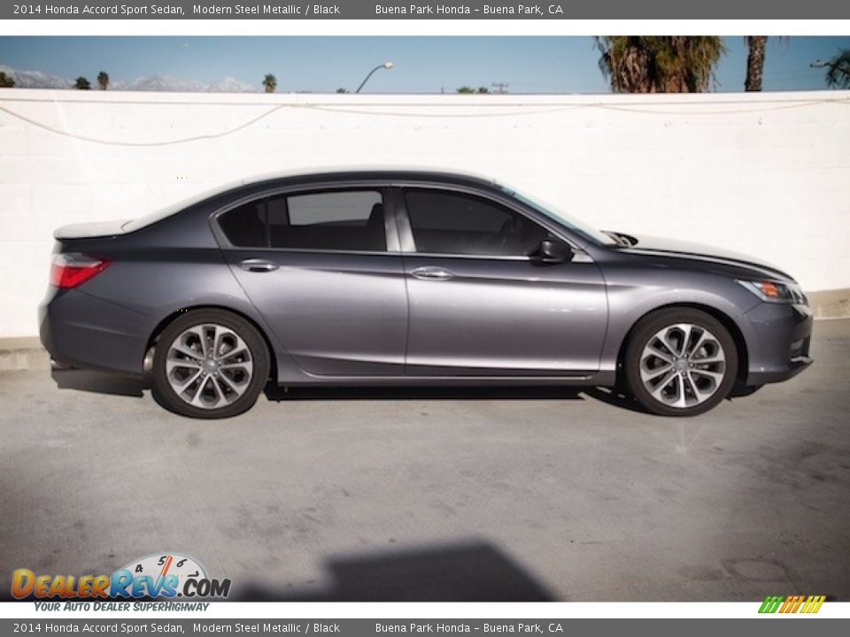 2014 Honda Accord Sport Sedan Modern Steel Metallic / Black Photo #8