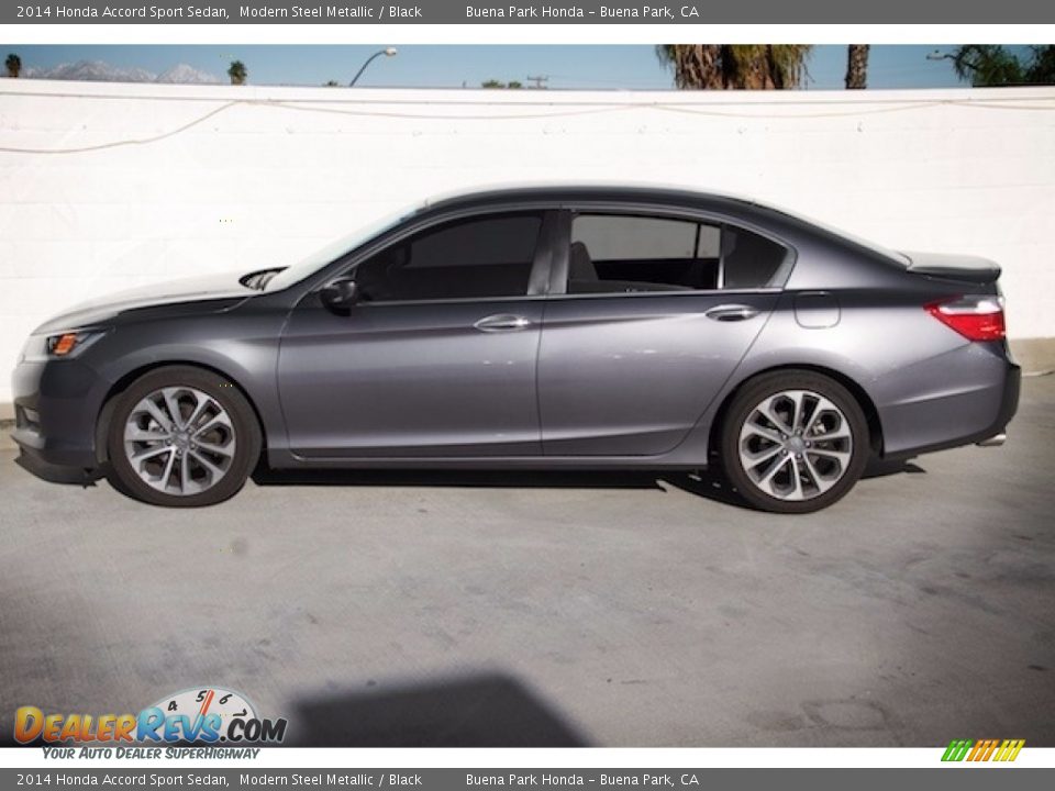 2014 Honda Accord Sport Sedan Modern Steel Metallic / Black Photo #10