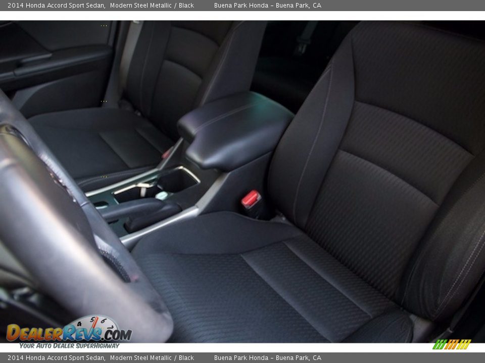 2014 Honda Accord Sport Sedan Modern Steel Metallic / Black Photo #12