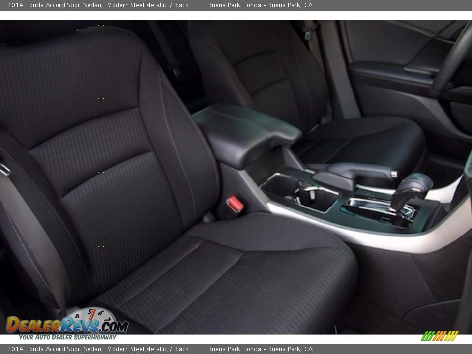 2014 Honda Accord Sport Sedan Modern Steel Metallic / Black Photo #17