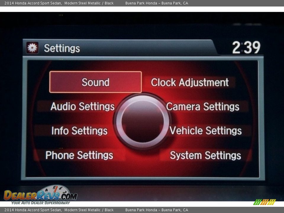 2014 Honda Accord Sport Sedan Modern Steel Metallic / Black Photo #18