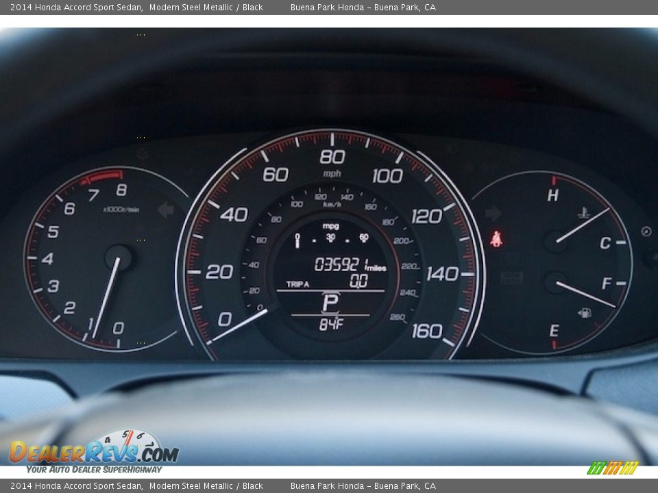 2014 Honda Accord Sport Sedan Modern Steel Metallic / Black Photo #20