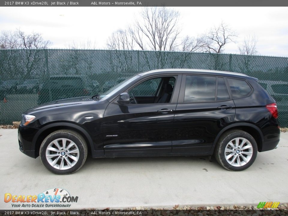 2017 BMW X3 xDrive28i Jet Black / Black Photo #8