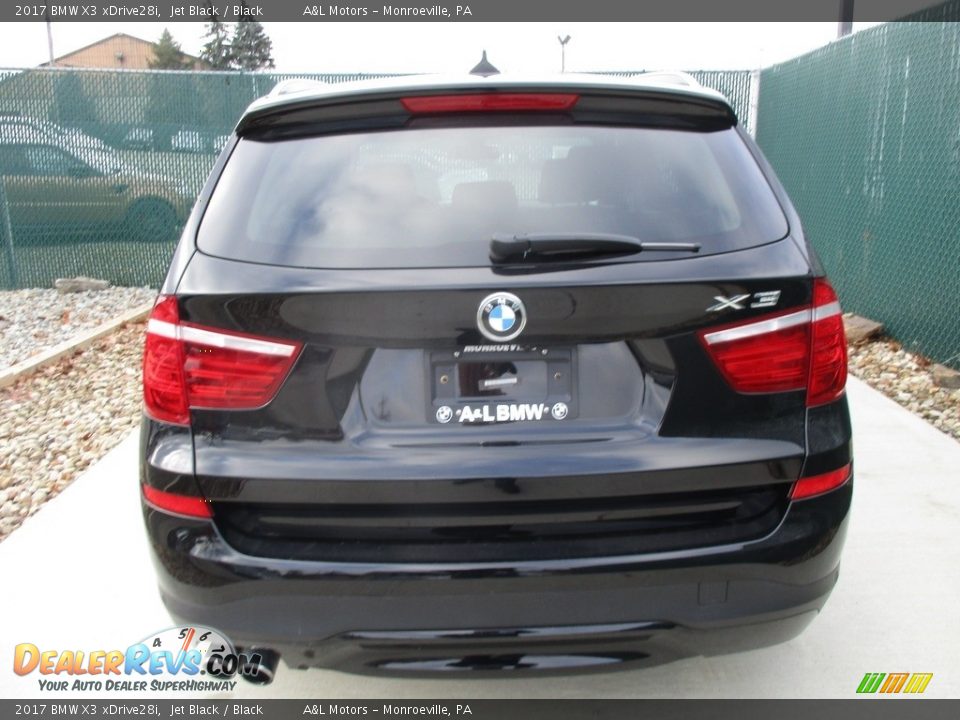 2017 BMW X3 xDrive28i Jet Black / Black Photo #9