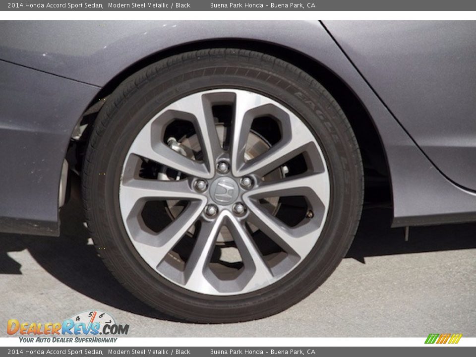 2014 Honda Accord Sport Sedan Modern Steel Metallic / Black Photo #26
